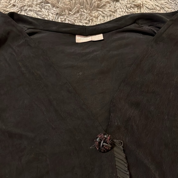 Beautiful Chico’s Traveler’s Cardigan w/stunning hem. - Picture 9 of 11